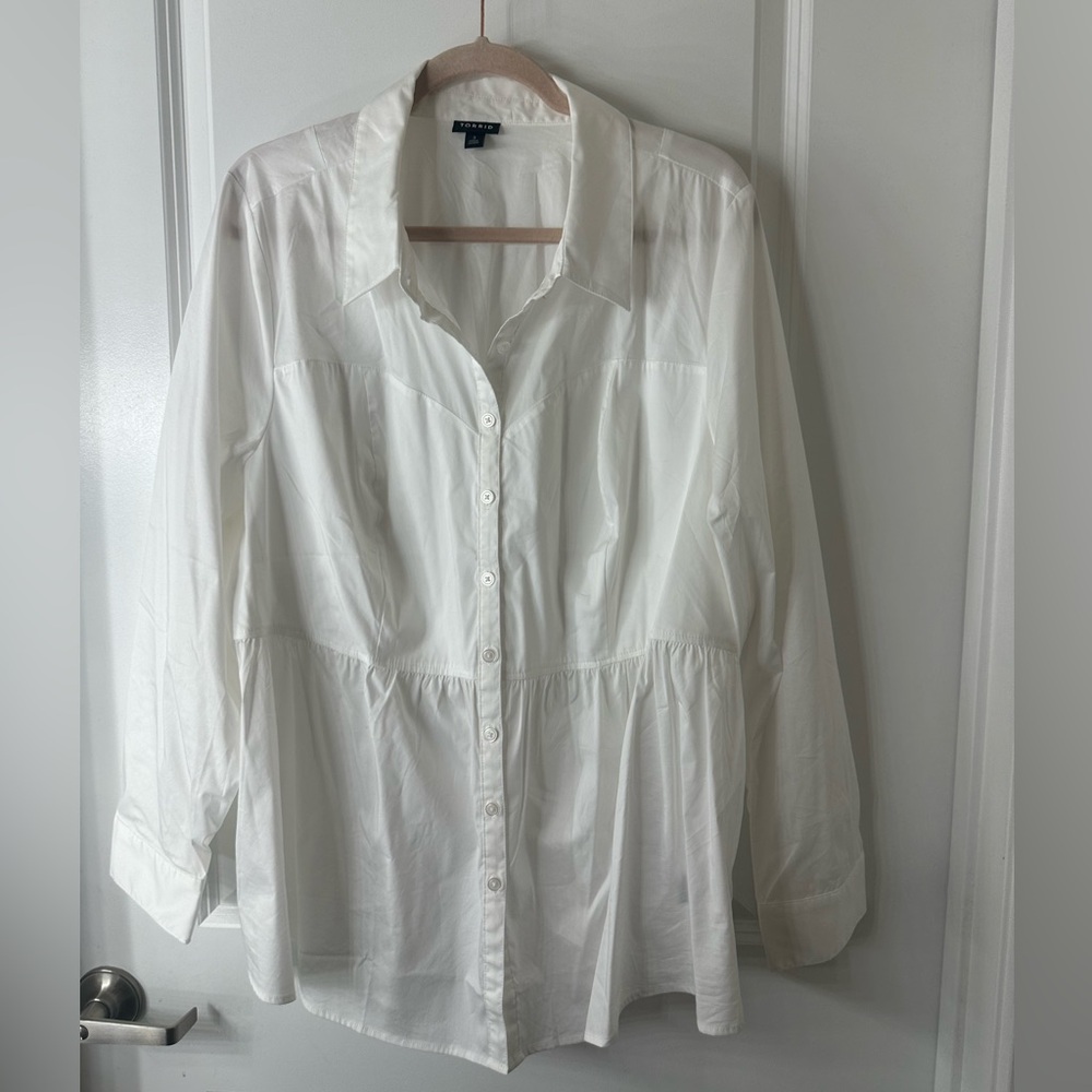 White Button-Up Shirt